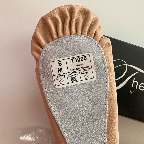 Theatricals Footwear | NEW Pink Full Sole Ballet Shoes T1000 6M - Picture 4 of 5